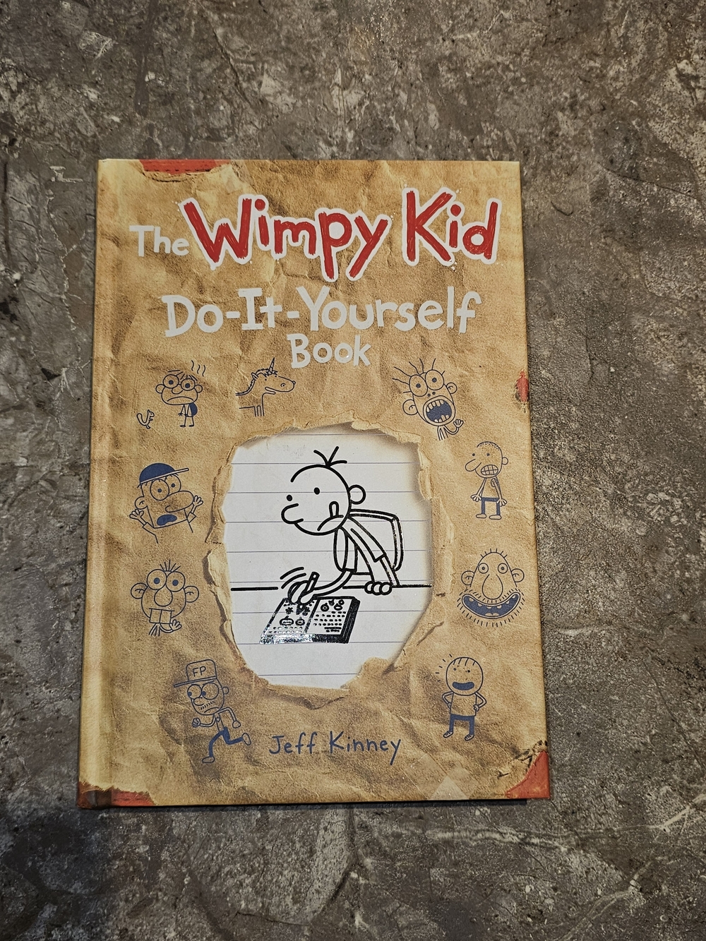Do-It-Yourself Book - Jeff Kinney - Tan Cover